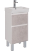 Комплект мебели LEMARK Combi 45 бетон/белый