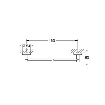Полотенцедержатель GROHE Essentials 40688001
