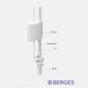Клапан BERGES Еко наполнительный нижний, пластик 1/2