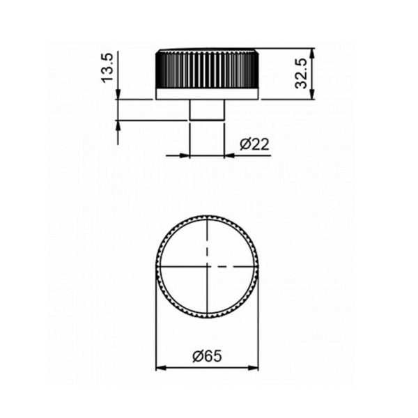 Ручка для смесителя FANTINI Venezia 29 02 N647C5 хром чёрный