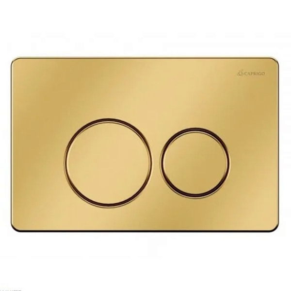 Кнопка смыва CAPRIGO Dew DS001-oro золото матовое