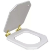 Крышка-сиденье CAPRIGO Tempo KFe-47G-B231 с микролифтом, петли золото