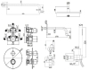 Душевой комплект PAFFONI Light KITZLIQ019BO045KING белый матовый