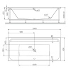 Каркас AM.PM Inspire 2.0 175x75