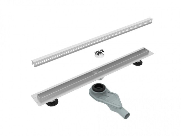 Дренажный канал ESBANO Slim S-SIDE-80MC хром матовый