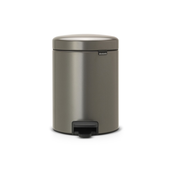Ведро для мусора BRABANTIA NewIcon 112683 5 л, платиновый