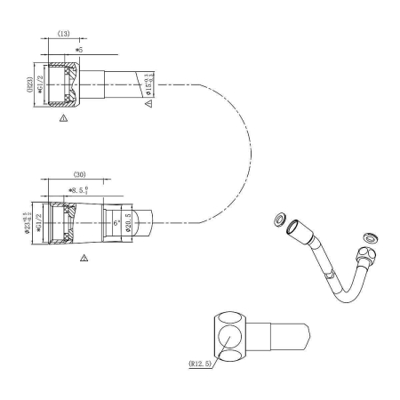Душевой комплект VINCEA Inspire VSFW-3I21MT1RCH