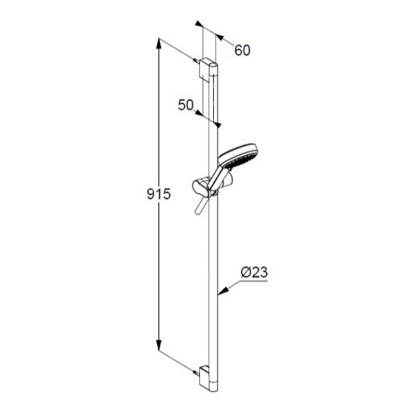 Душевой гарнитур KLUDI Dive S 3S 6893005-00