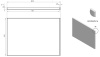 Панель боковая C-BATH Panel Side 90x59