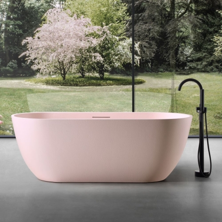 Ванна ABBER Frankfurt 170x75 розовая матовая
