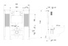 Инсталляция для унитазов АКВАТЕК INS-0000015 для людей с огранич. возможностями