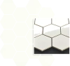 Мозаика Uniwersalna Mozaika Prasowana Bianco Hexagon 22х25,5