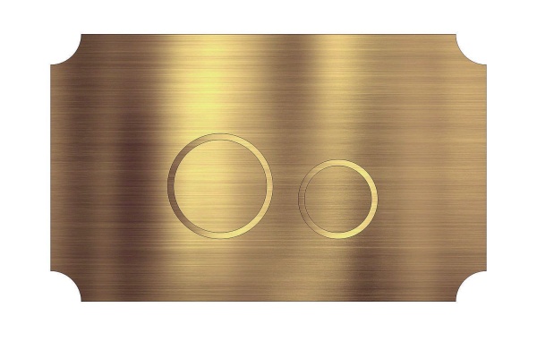 Кнопка смыва KK-POL Aquaflori Vintage 350/AFV/072-00-00 бронза РАСПРОДАЖА