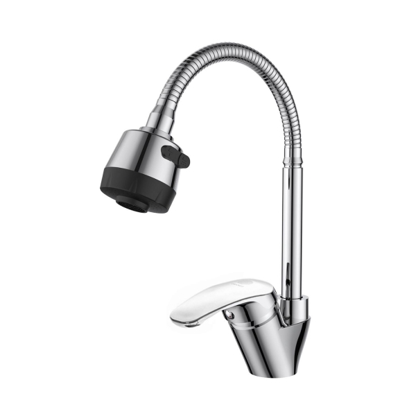 Смеситель для кухни ORANGE OneLife с поворотным изливом P11-004cr