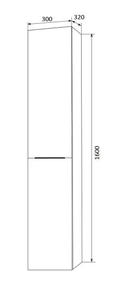 Пенал MARKA ONE Idalgo 30 R Onyx