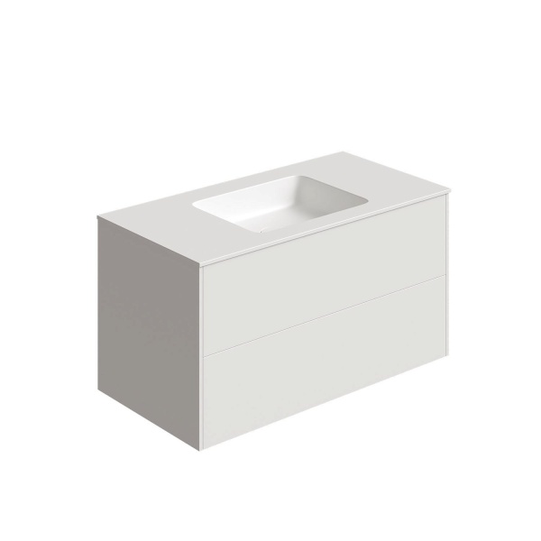 Тумба с раковиной KUPALA Karelia WBM80001 80 белый матовый