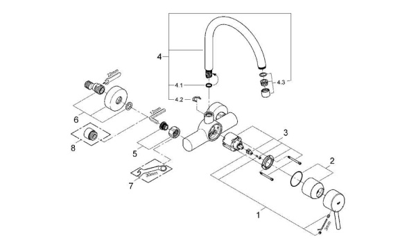 Смеситель для кухни GROHE Concetto 32667001