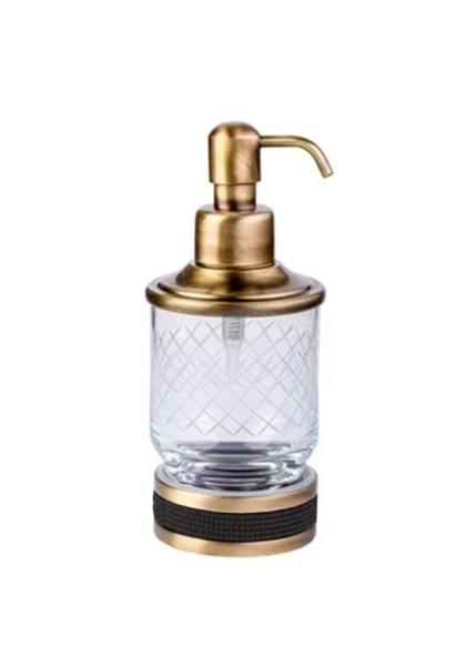 Дозатор жидкого мыла BOHEME Royale Cristal 10929-BR-B Bronze/Black