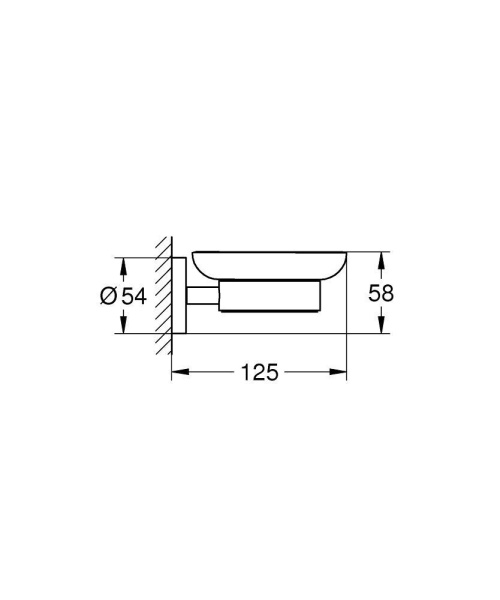 Мыльница GROHE Essentials 40444DC1