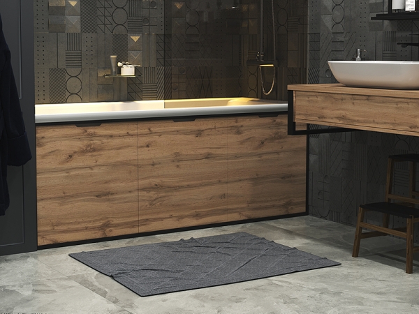 Панель фронтальная для ванн 1 MARKA Grunge Loft 170 дуб вотан