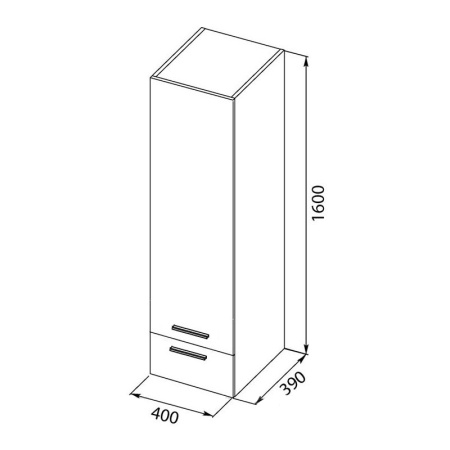 Пенал AQUANET Верона 40 L
