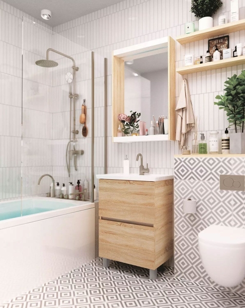 Зеркало 1 MARKA Aris 60 дуб сонома матовый