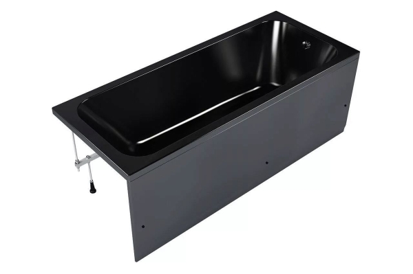 Панель фронтальная для ванн МЕТАКАМ Strict Black 150