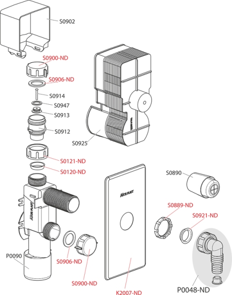 Сифон для стиральной машины ALCAPLAST APS3P
