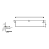 Полотенцедержатель DECOR WALTHER Mikado HTE45 520860 черный матовый