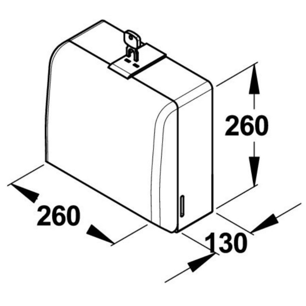 Диспенсер для полотенец PRESTO 60558