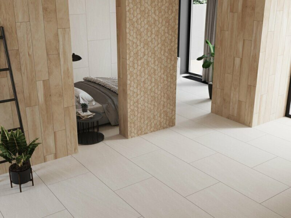 Gabbro White GB01 белый неполированный керамогранит 80х160см Estima