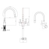 Смеситель для кухни LEMARK Comfort с подключением фильтра LM3075C-Orange