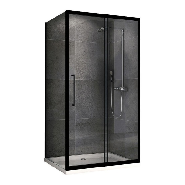 Душевое ограждение ABBER Schwarzer Diamant AG30140BH-S50B 140x50x195