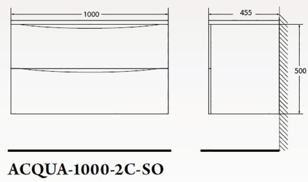 Тумба под раковину BELBAGNO Acqua 100 Robere Nature Grigio