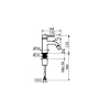 Смеситель для биде PLUMBERIA Ixo XO0063CR