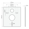 Комплект BERGES Atom 410 + Floe S Rimless с сиденьем с микролифтом, клавиша хром глянцевый