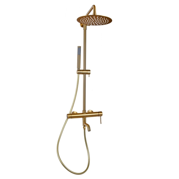 Душевая стойка RAIBER Graceful RPG-006 золото матовое