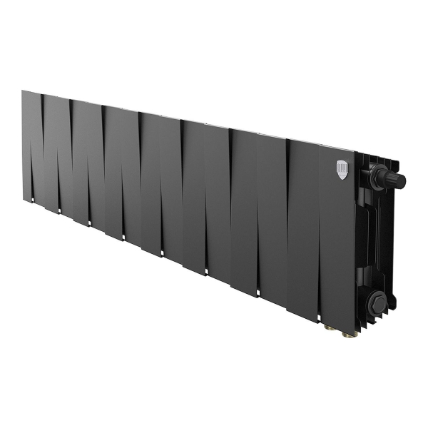 Радиатор ROYAL THERMO PianoForte 200 16С 128/28 НП черный матовый