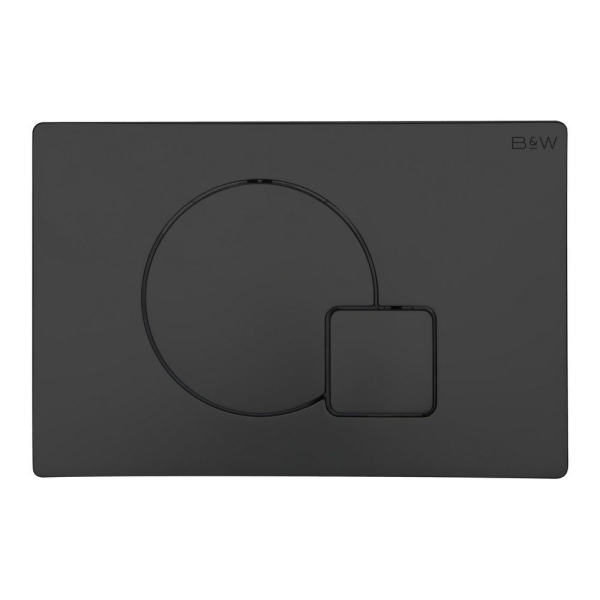 Кнопка смыва BLACK&WHITE Universe WPI-09522 Matt Black