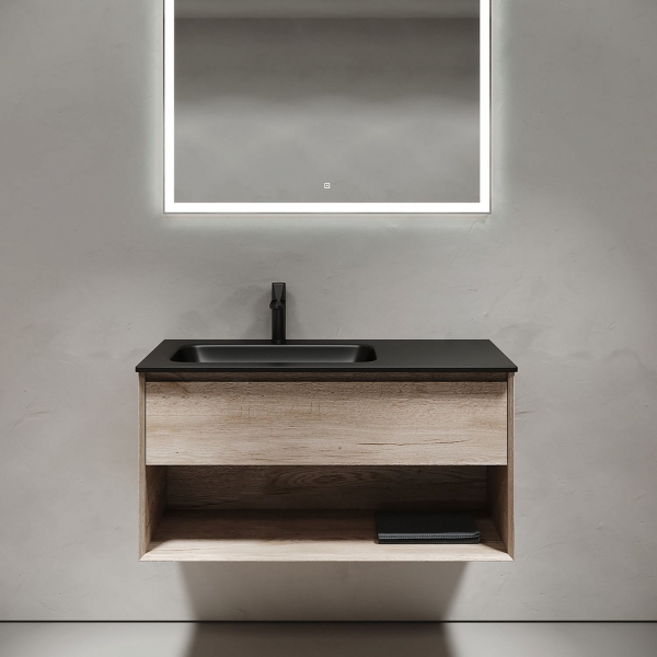 Тумба под раковину SANCOS Marmi 1.0 100 L дуб галифакс