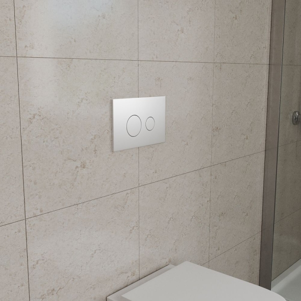 Кнопка смыва TONI ARTI Baglio TA-0082 белый глянец