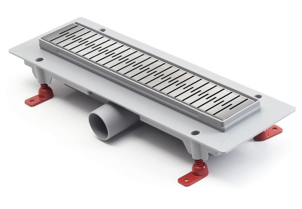 Дренажный канал MCH Medium CH 350 M с решеткой и бок. сливом, D40 РАСПРОДАЖА