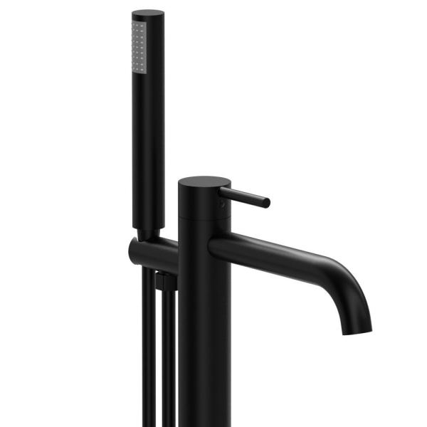 Смеситель для ванны RAIBER Graceful RPB-010 черный матовый