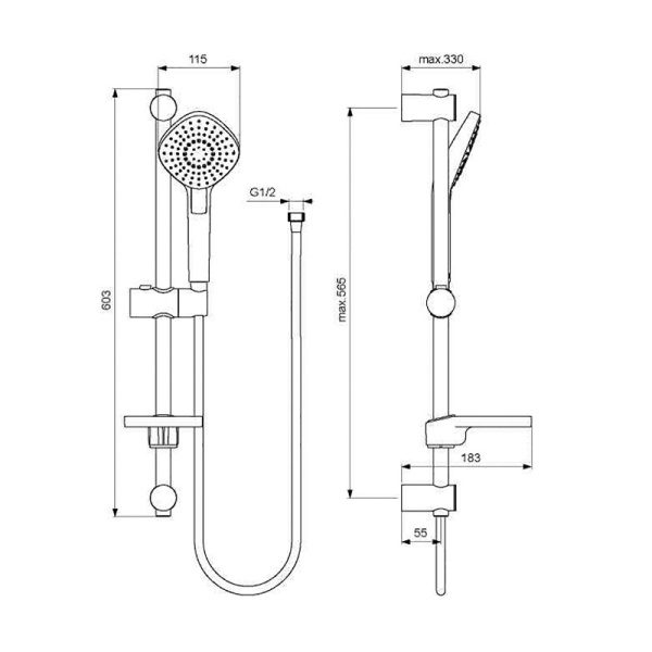Набор для ванной комнаты IDEAL STANDARD Esla BC264AA