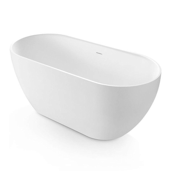 Ванна GRUPPO TREESSE Clivia 160x75 со скрытым переливом матовая