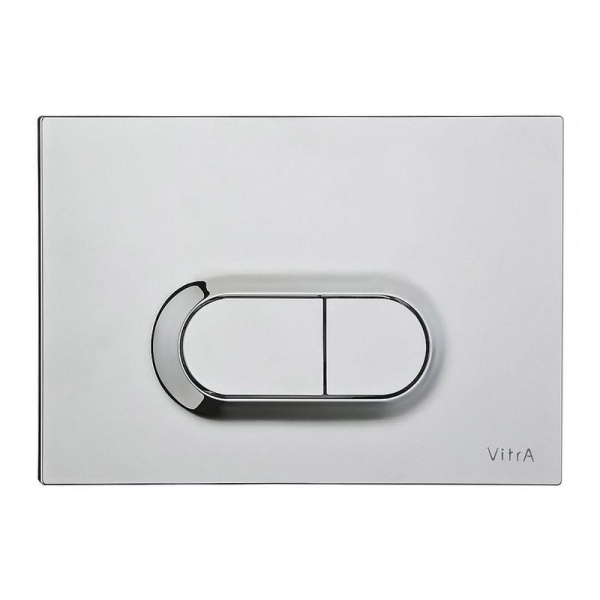 Кнопка смыва VITRA Loop О 740-0940 матовый хром