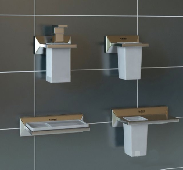 Мыльница GROHE Essentials Allure Brilliant 40504000 с полочкой