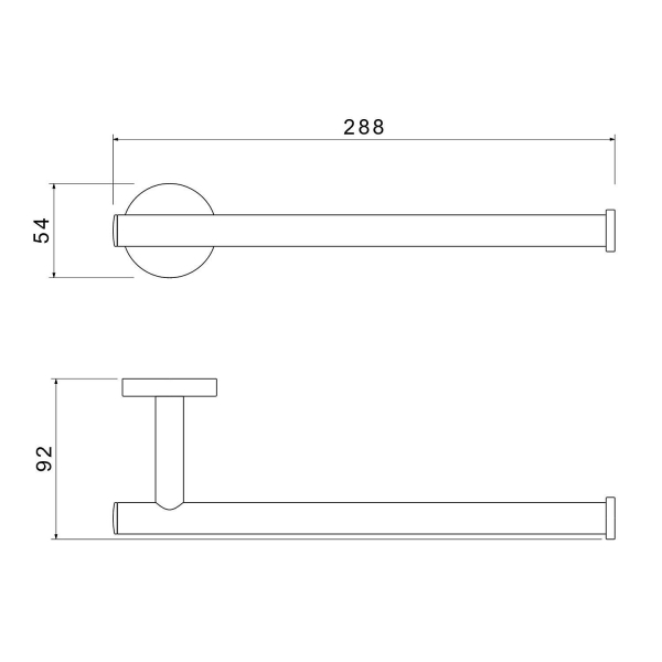 Полотенцедержатель АКВАТЕК Оберон AQ4219CR