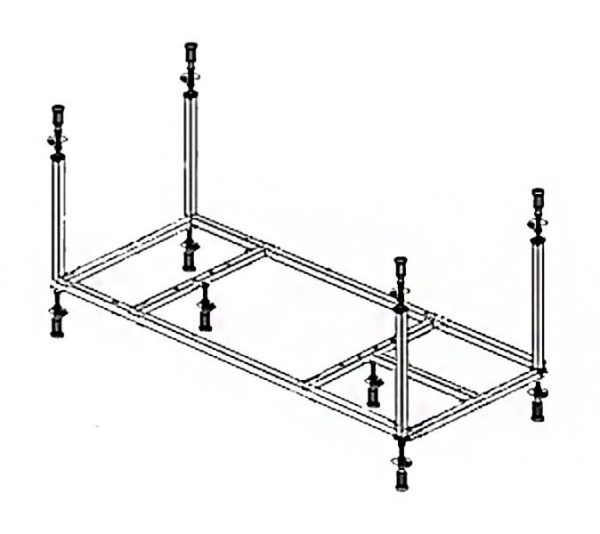 Каркас для ванны CEZARES EMP-170-80-MF-R 170x80