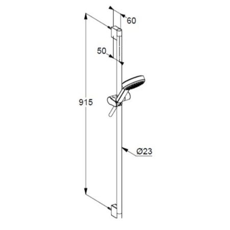 Душевой гарнитур KLUDI Dive S 1S 6891005-00